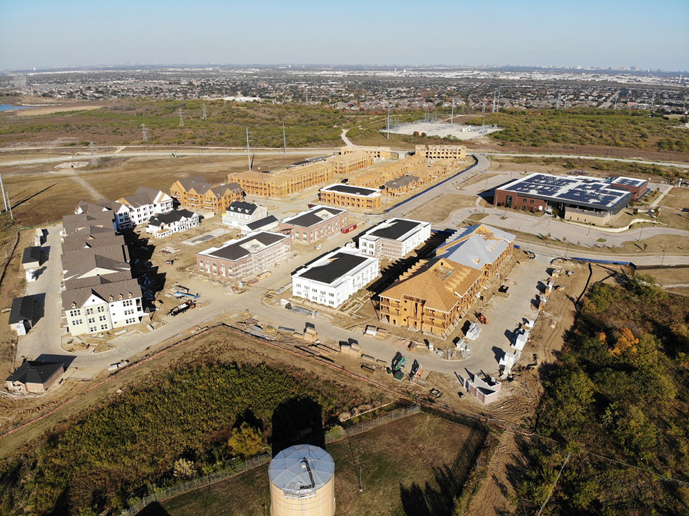 created by dji camera Railyard Apartments