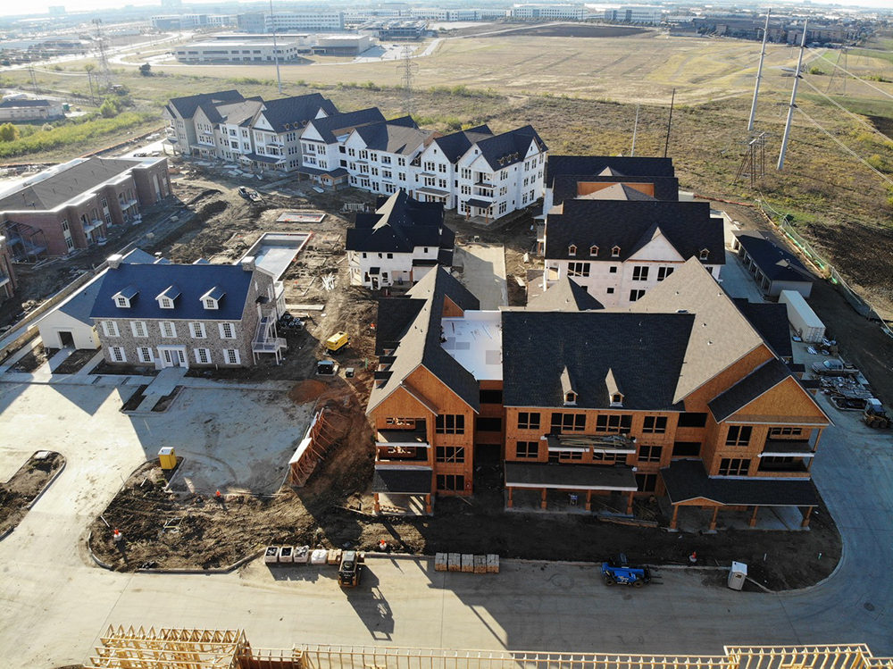 created by dji camera Railyard Apartments