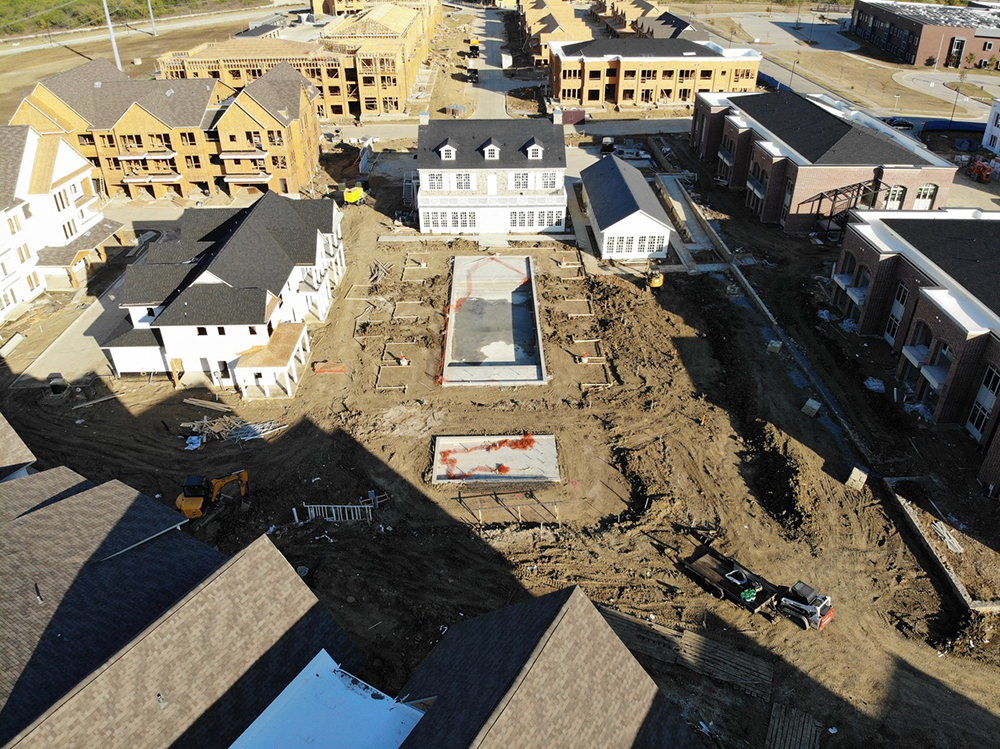 created by dji camera Railyard Apartments