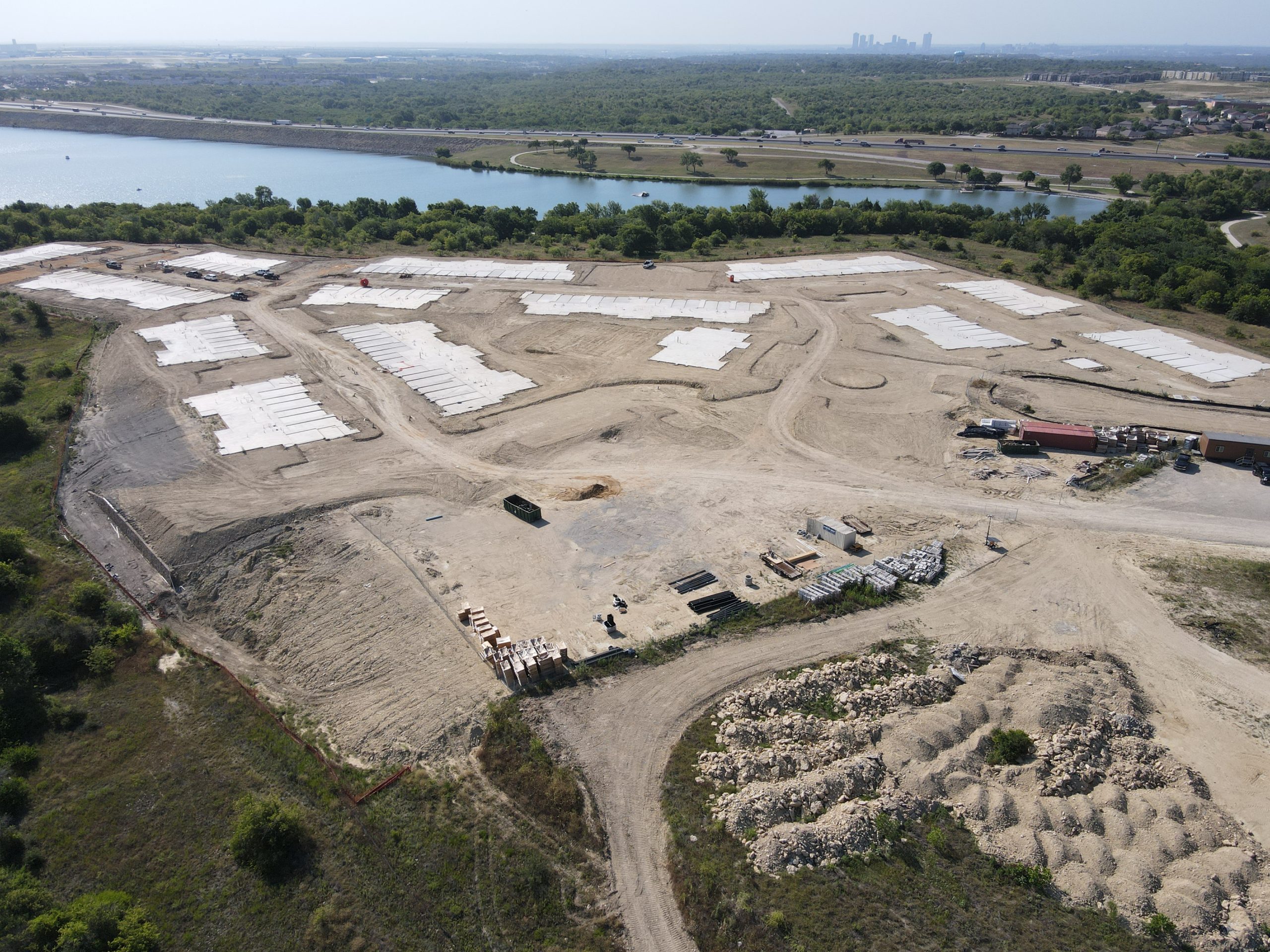 Mansions at Marine Creek - Foundation Work